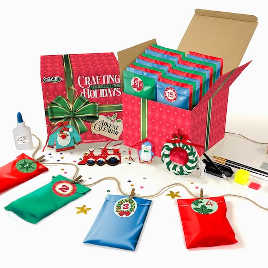 Michaels, ArtSkills® Crafting Through the Holidays 25-Day Advent Calendar Set – Category: Christmas Advent Calendars